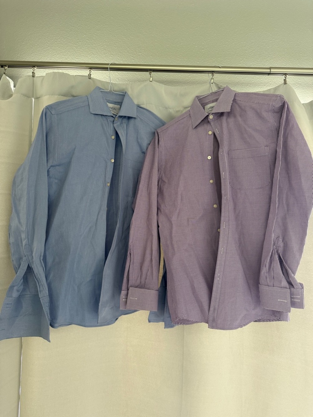 Charles Tyrwhitt Men's French Cuff Dress Shirts in Blue and Lavender